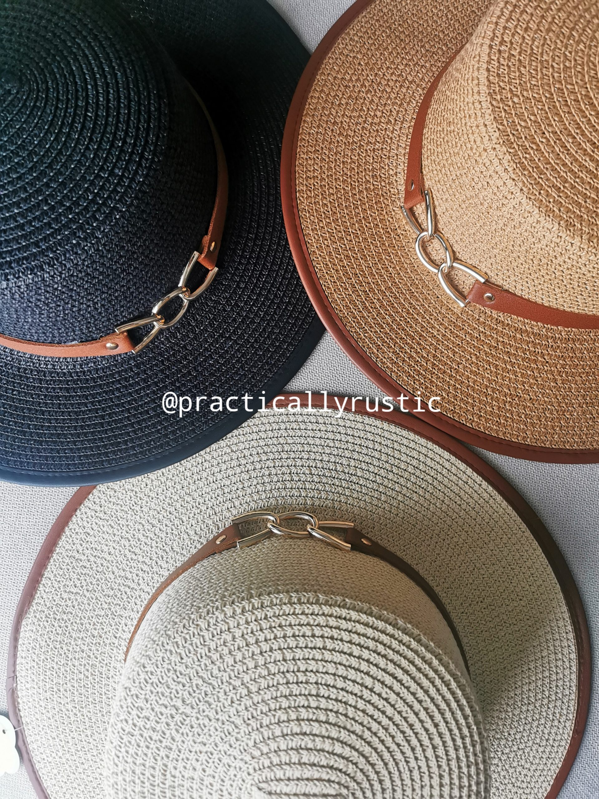 Ladies Tan Birkin Inspired Boater Hat – Practically Rustic